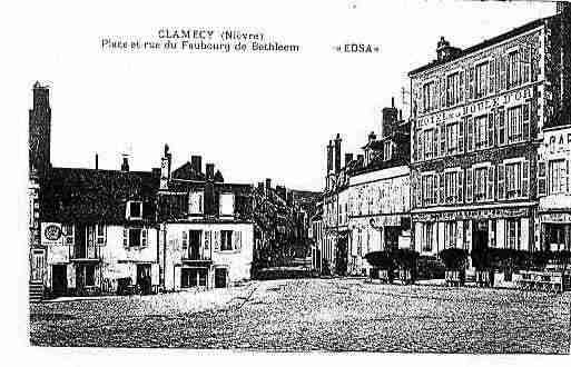 Ville de CLAMECY Carte postale ancienne