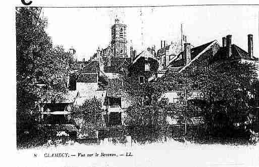 Ville de CLAMECY Carte postale ancienne