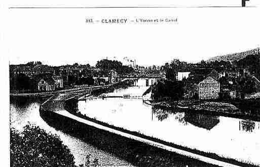 Ville de CLAMECY Carte postale ancienne