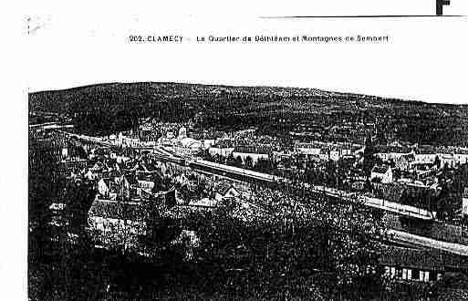 Ville de CLAMECY Carte postale ancienne