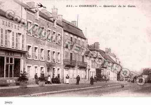 Ville de CORBIGNY Carte postale ancienne