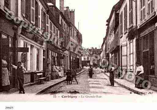 Ville de CORBIGNY Carte postale ancienne