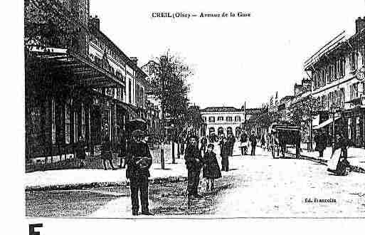 Ville de CREIL Carte postale ancienne