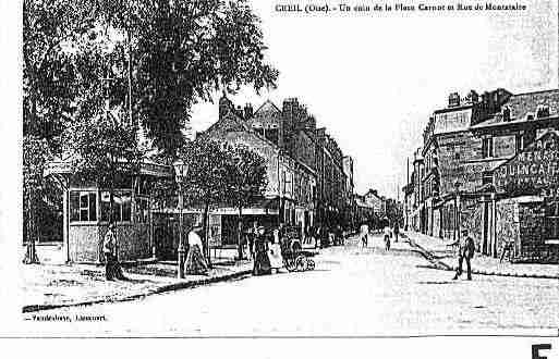 Ville de CREIL Carte postale ancienne