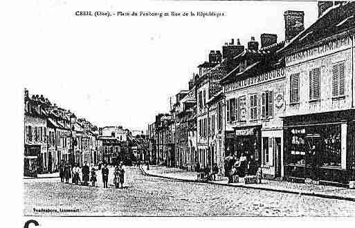 Ville de CREIL Carte postale ancienne