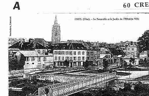 Ville de CREIL Carte postale ancienne