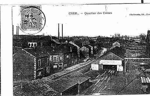 Ville de CREIL Carte postale ancienne