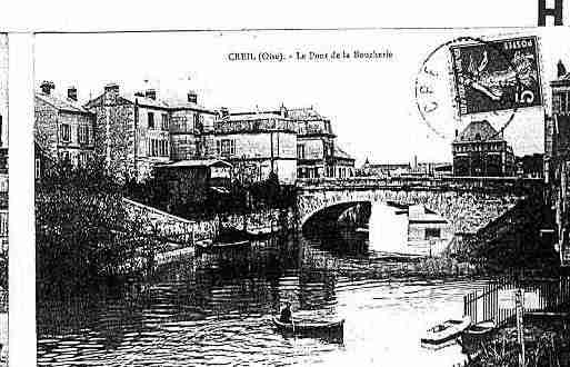 Ville de CREIL Carte postale ancienne