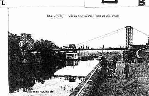 Ville de CREIL Carte postale ancienne