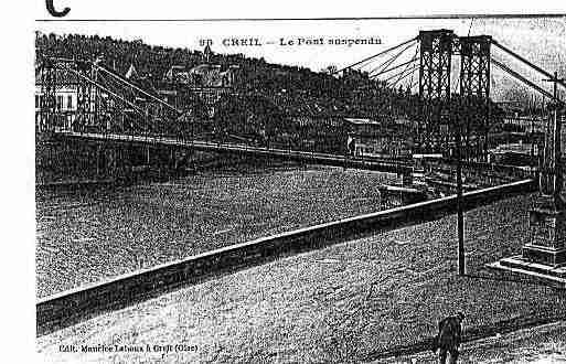 Ville de CREIL Carte postale ancienne