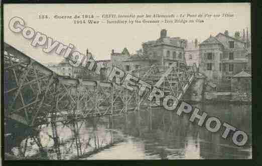 Ville de CREIL Carte postale ancienne