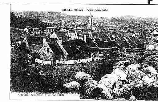 Ville de CREIL Carte postale ancienne