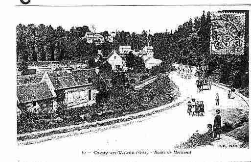 Ville de CREPYENVALOIS Carte postale ancienne