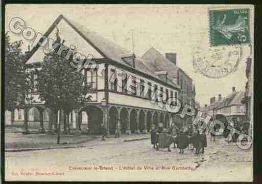 Ville de CREVECOEURLEGRAND Carte postale ancienne