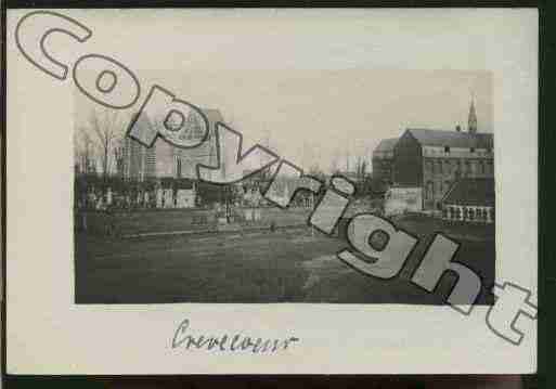 Ville de CREVECOEURSURL\\\'ESCAUT Carte postale ancienne