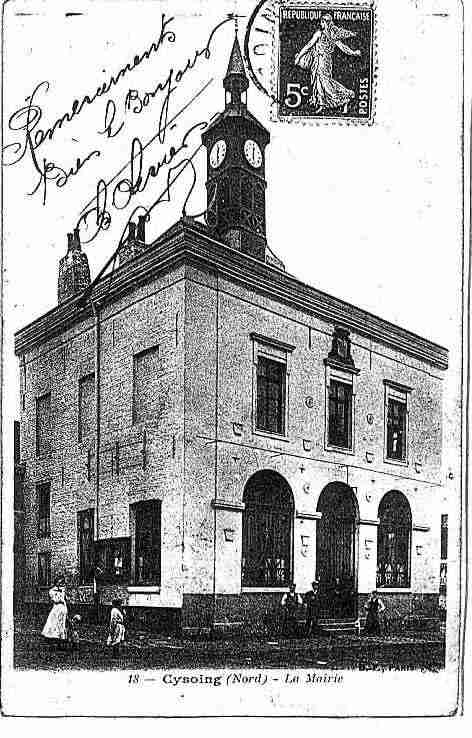 Ville de CYSOING Carte postale ancienne