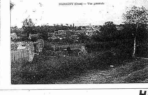 Ville de DAMIGNY Carte postale ancienne