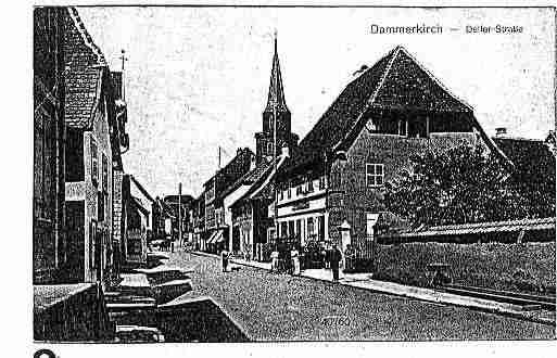 Ville de DANNEMARIE Carte postale ancienne