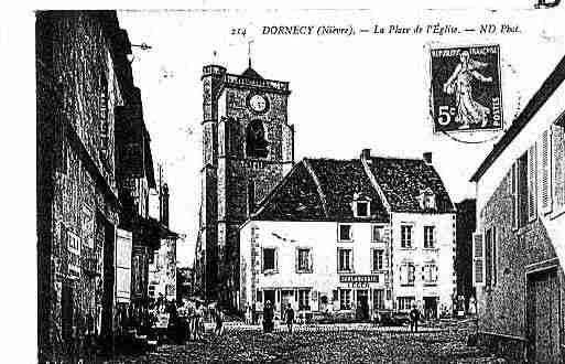 Ville de DORNECY Carte postale ancienne