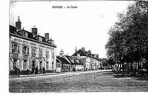 Ville de DORNES Carte postale ancienne