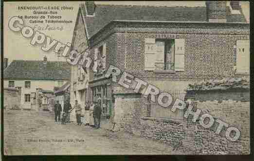 Ville de ENENCOURTLEAGE Carte postale ancienne