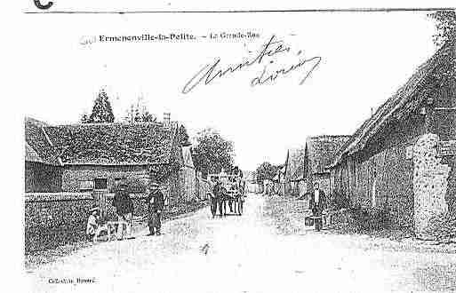 Ville de ERMENONVILLE Carte postale ancienne