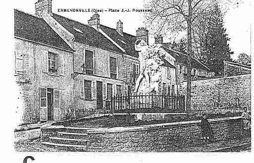 Ville de ERMENONVILLE Carte postale ancienne