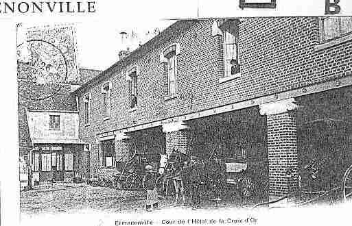 Ville de ERMENONVILLE Carte postale ancienne