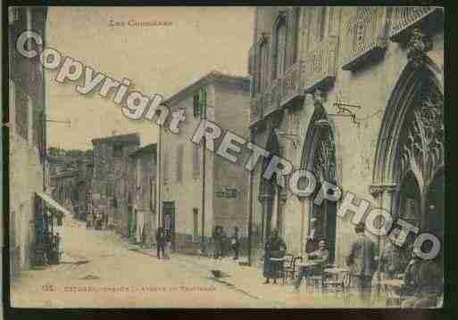 Ville de ESTAGEL Carte postale ancienne