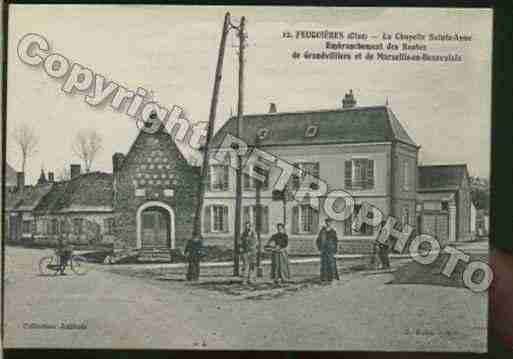 Ville de FEUQUIERES Carte postale ancienne