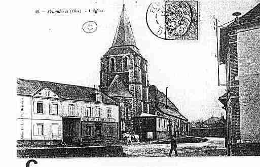 Ville de FEUQUIERES Carte postale ancienne