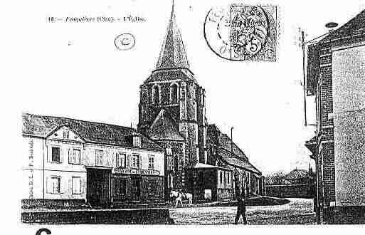 Ville de FEUQUIERES Carte postale ancienne