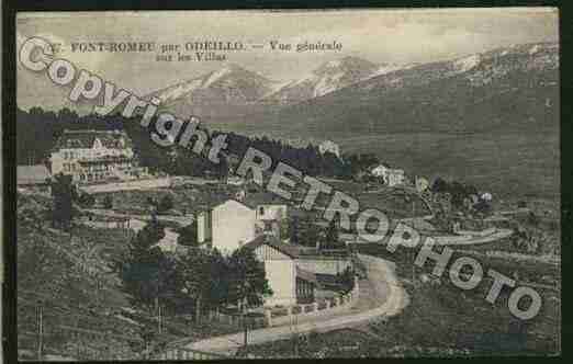 Ville de FONTROMEUODEILLOVIA Carte postale ancienne