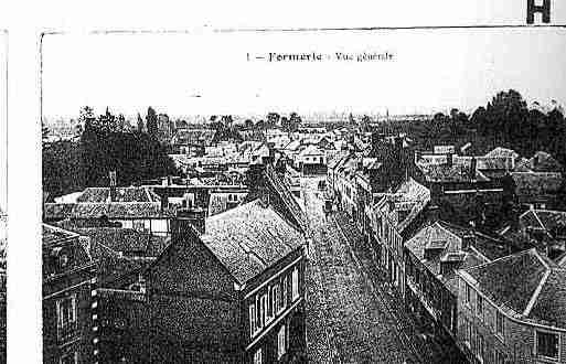 Ville de FORMERIE Carte postale ancienne