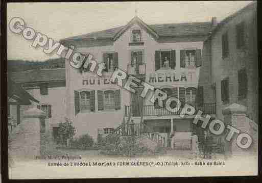 Ville de FORMIGUERES Carte postale ancienne