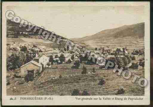 Ville de FORMIGUERES Carte postale ancienne