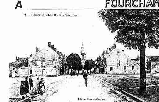 Ville de FOURCHAMBAULT Carte postale ancienne