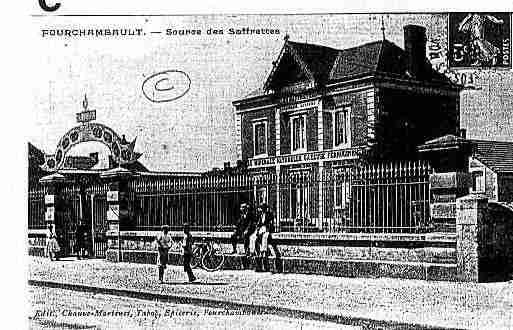 Ville de FOURCHAMBAULT Carte postale ancienne