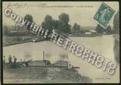 Ville de FOURCHAMBAULT Carte postale ancienne