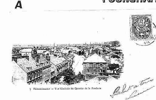 Ville de FOURCHAMBAULT Carte postale ancienne