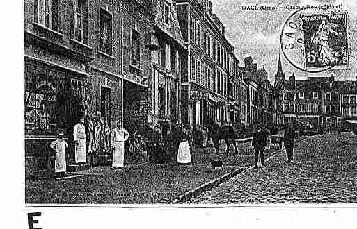 Ville de GACE Carte postale ancienne