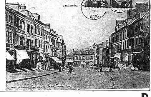 Ville de GACE Carte postale ancienne