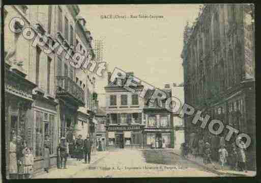 Ville de GACE Carte postale ancienne