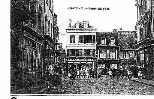 Ville de GACE Carte postale ancienne