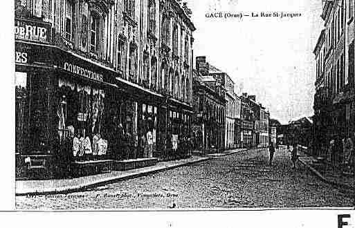 Ville de GACE Carte postale ancienne