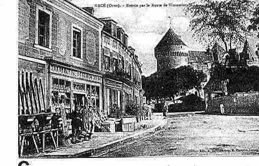 Ville de GACE Carte postale ancienne