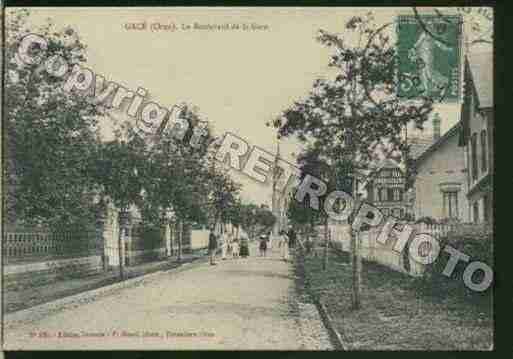 Ville de GACE Carte postale ancienne