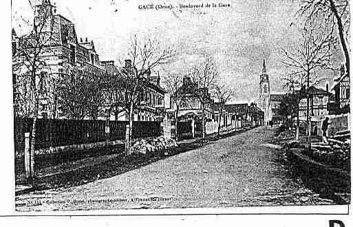 Ville de GACE Carte postale ancienne