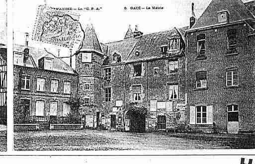 Ville de GACE Carte postale ancienne