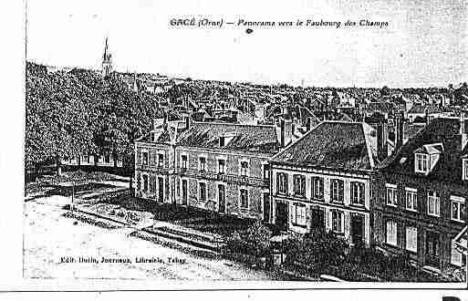 Ville de GACE Carte postale ancienne